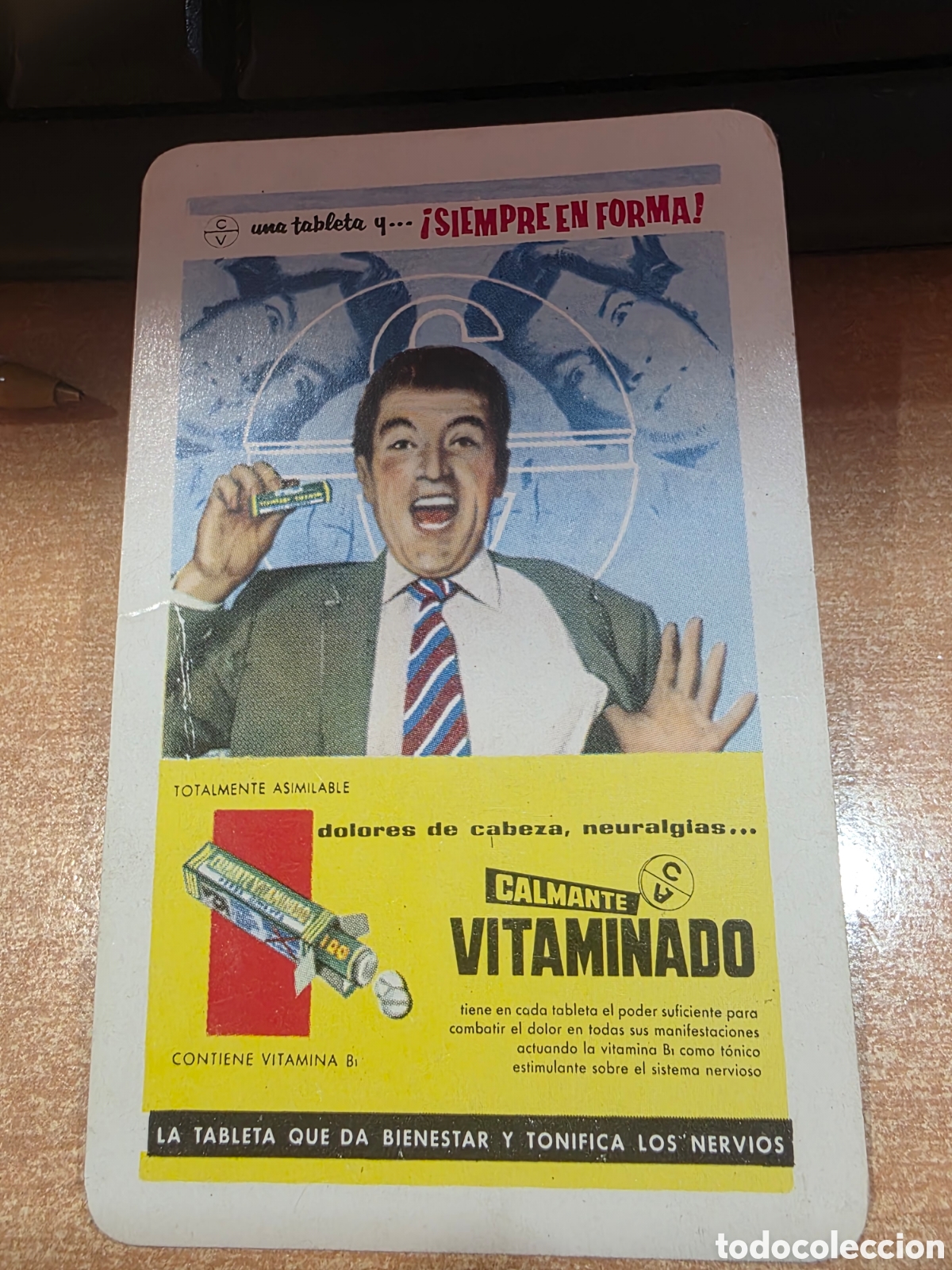Coleccionismo calendarios: Calendario Fournier calmante vitaminado 1965 nuevo