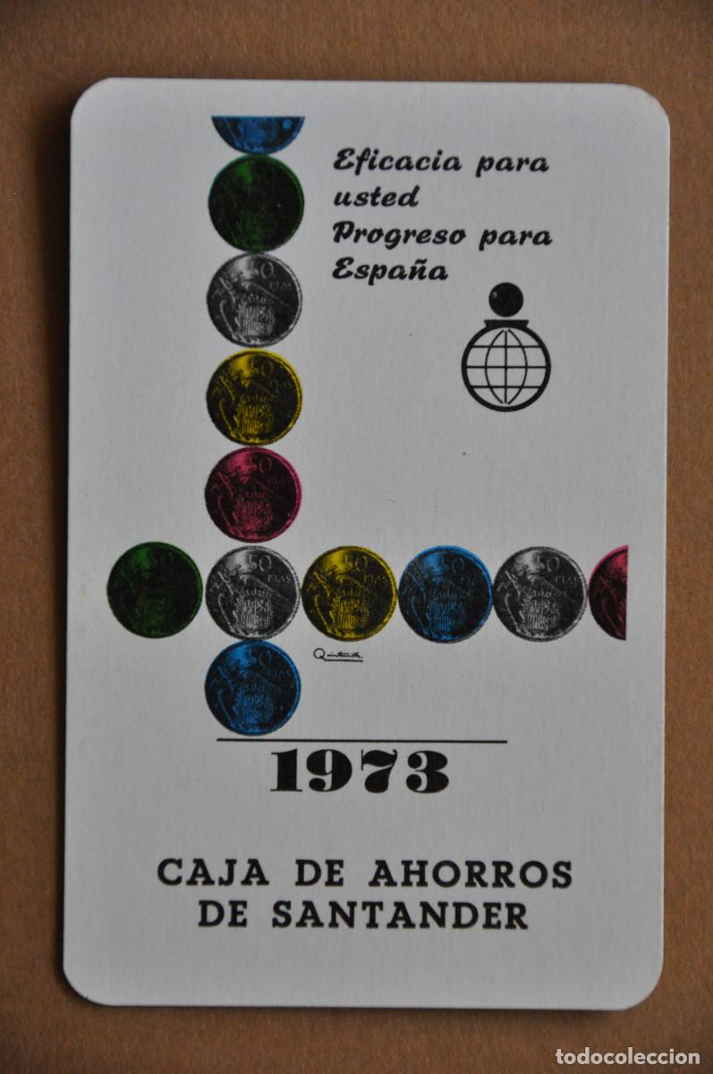 Coleccionismo calendarios: CALENDARIO FOURNIER 1973 - CAJA DE AHORROS DE SANTANDER