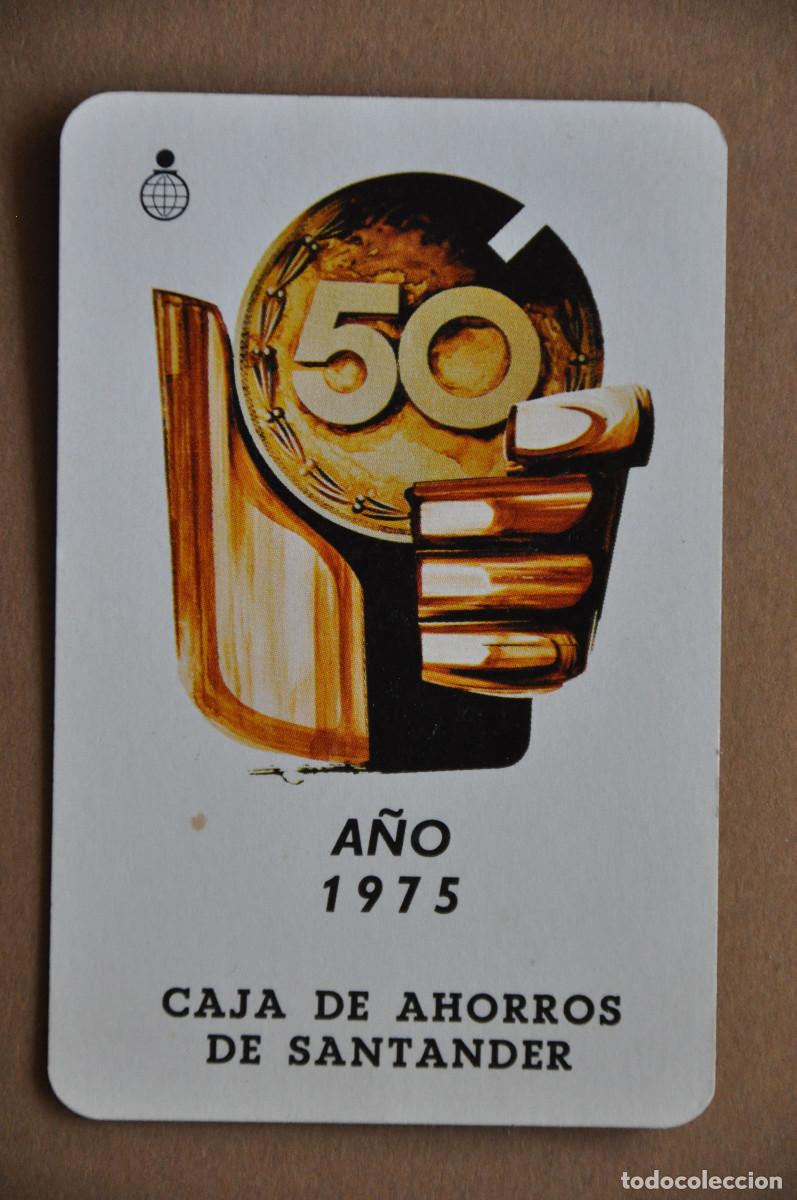 Coleccionismo calendarios: CALENDARIO FOURNIER 1975 - CAJA DE AHORROS DE SANTANDER