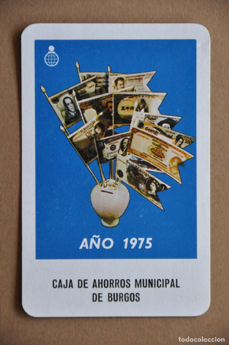 Coleccionismo calendarios: CALENDARIO FOURNIER 1975 - CAJA DE AHORROS MUNICIPAL DE BURGOS