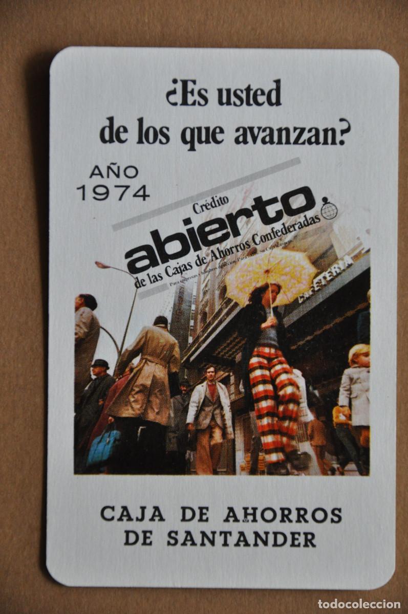 Coleccionismo calendarios: CALENDARIO FOURNIER 1974 - CAJA DE AHORROS DE SANTANDER