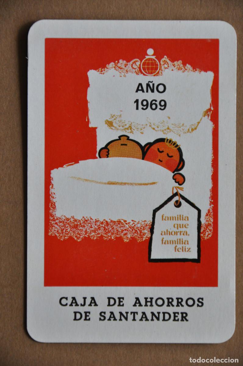 Coleccionismo calendarios: CALENDARIO FOURNIER 1969 - CAJA DE AHORROS DE SANTANDER