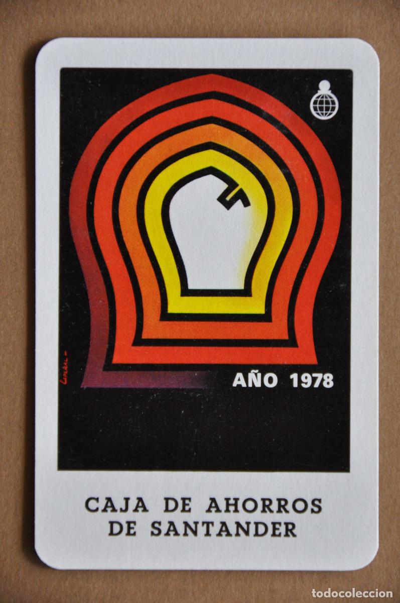 Coleccionismo calendarios: CALENDARIO FOURNIER 1978 - CAJA DE AHORROS DE SANTANDER