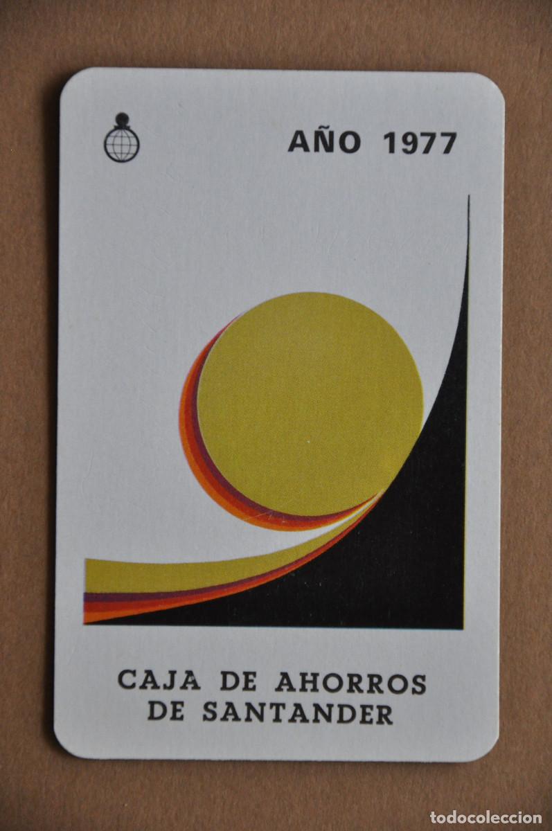 Coleccionismo calendarios: CALENDARIO FOURNIER 1977 - CAJA DE AHORROS DE SANTANDER