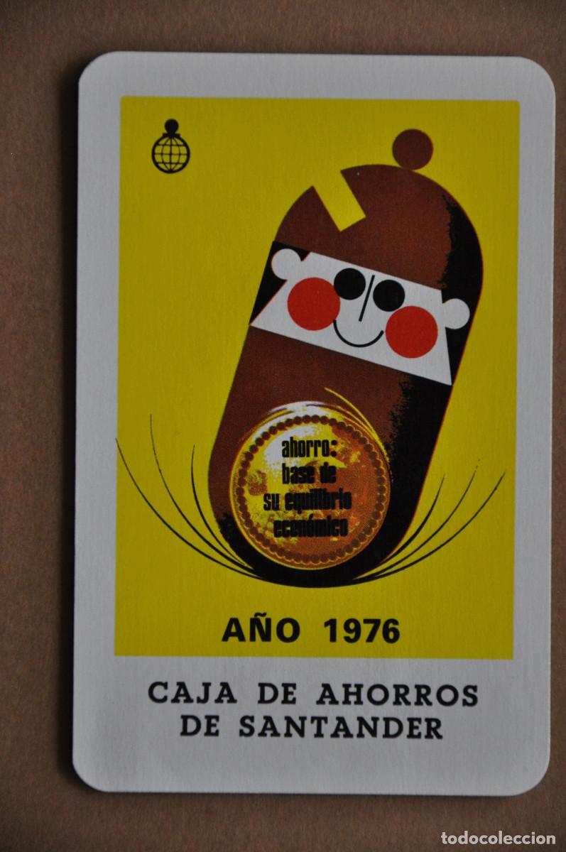 Coleccionismo calendarios: CALENDARIO FOURNIER 1976 - CAJA DE AHORROS DE SANTANDER