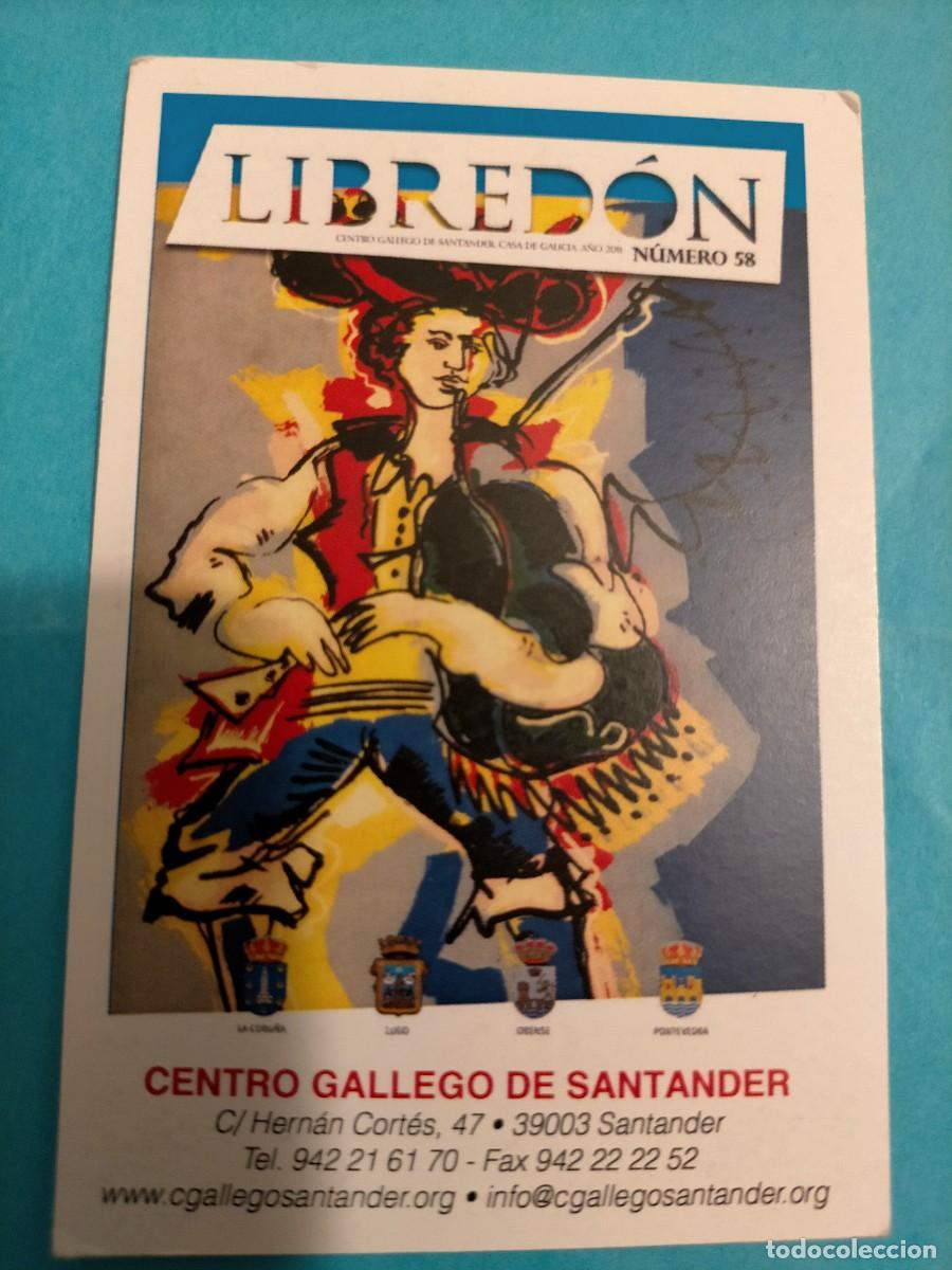 Coleccionismo calendarios: Calendario Libredon centro gallego en Santander