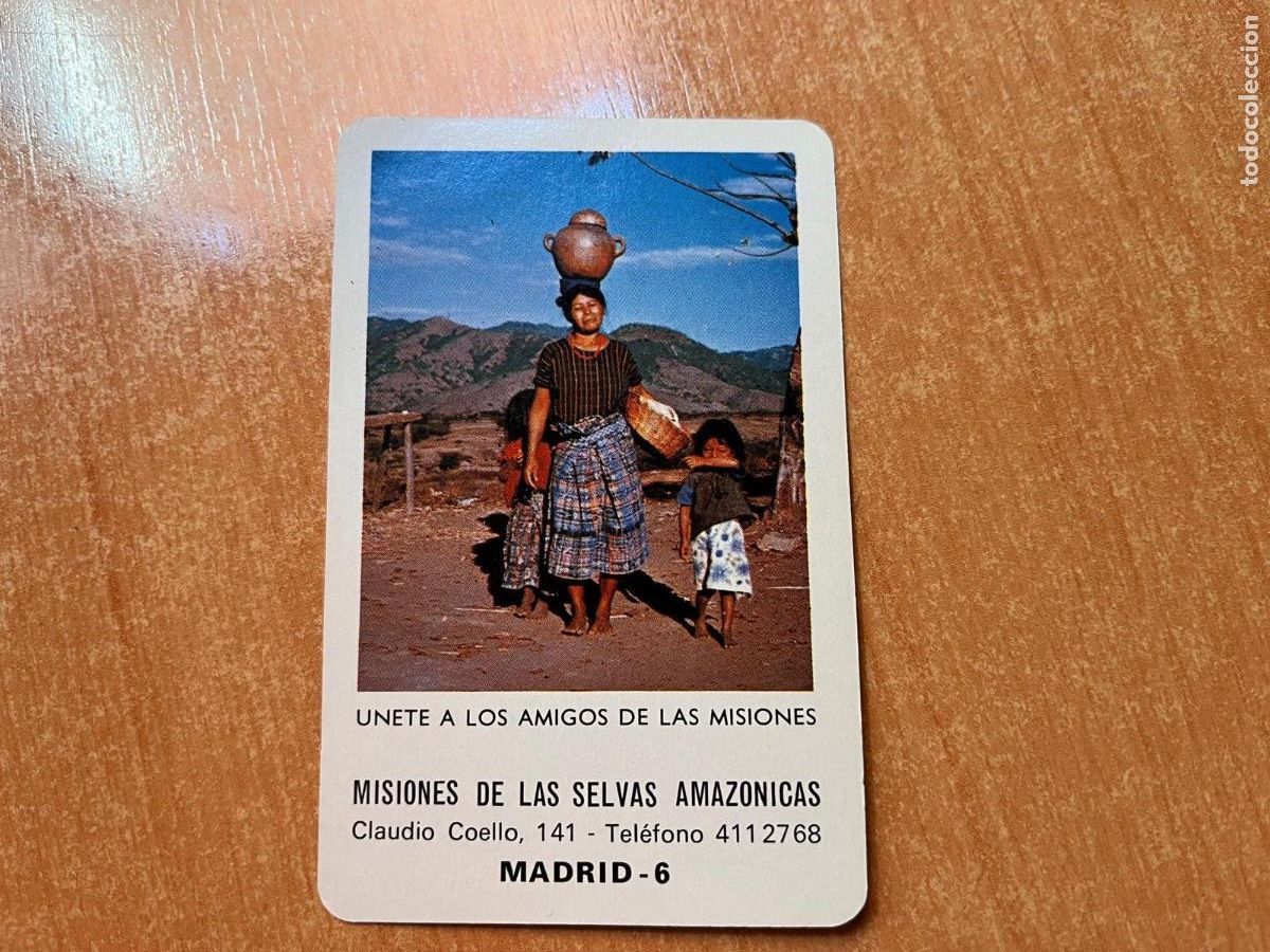 Collectables Calendars: CALENDARIO FOURNIER MISIONES SELVAS AMAZONICAS 1984