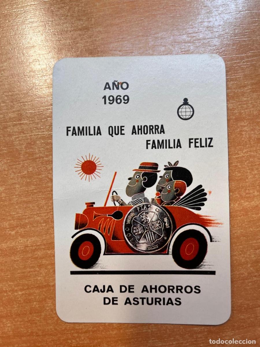 Coleccionismo calendarios: CALENDARIO FOURNIER CAJA ASTURIAS 1969