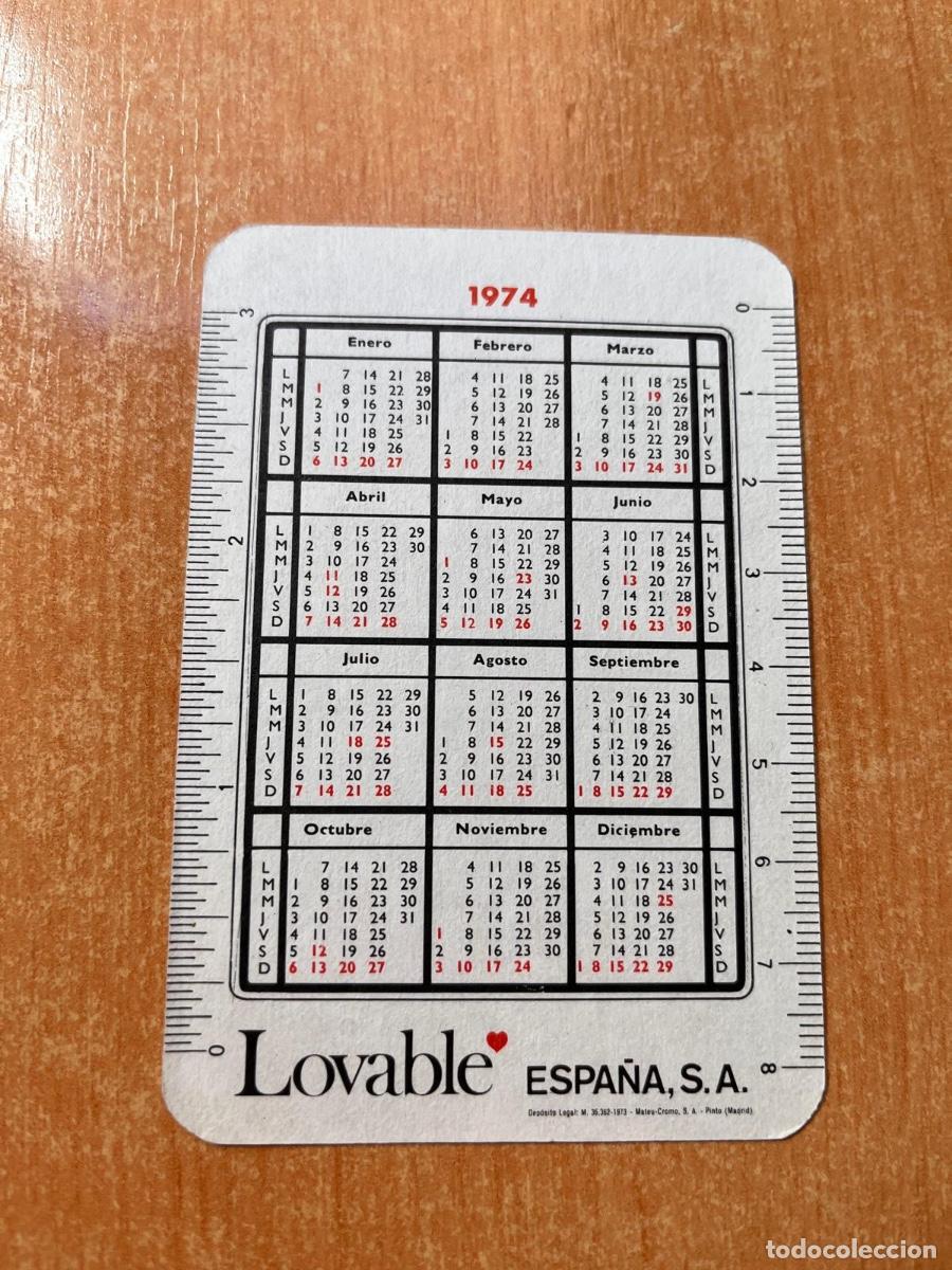 Coleccionismo calendarios: CALENDARIO LOVABLE 1974 - Foto 2