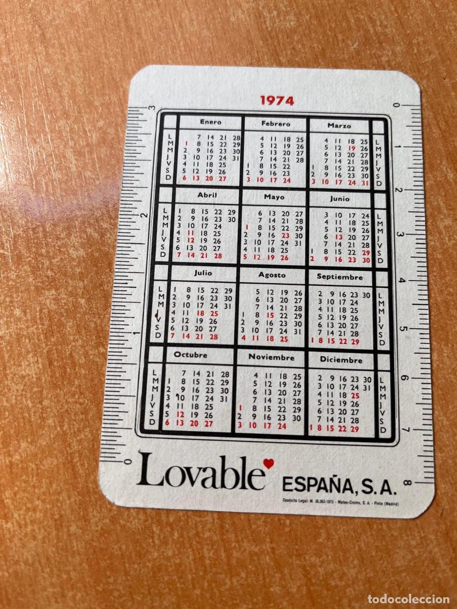 Coleccionismo calendarios: CALENDARIO LOVABLE 1974 - Foto 2