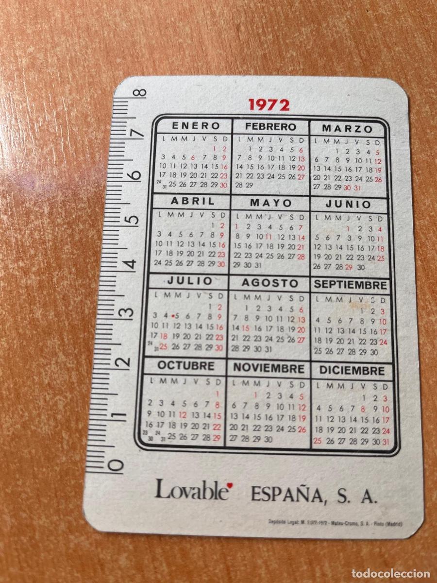 Coleccionismo calendarios: CALENDARIO LOVABLE 1972 - Foto 2