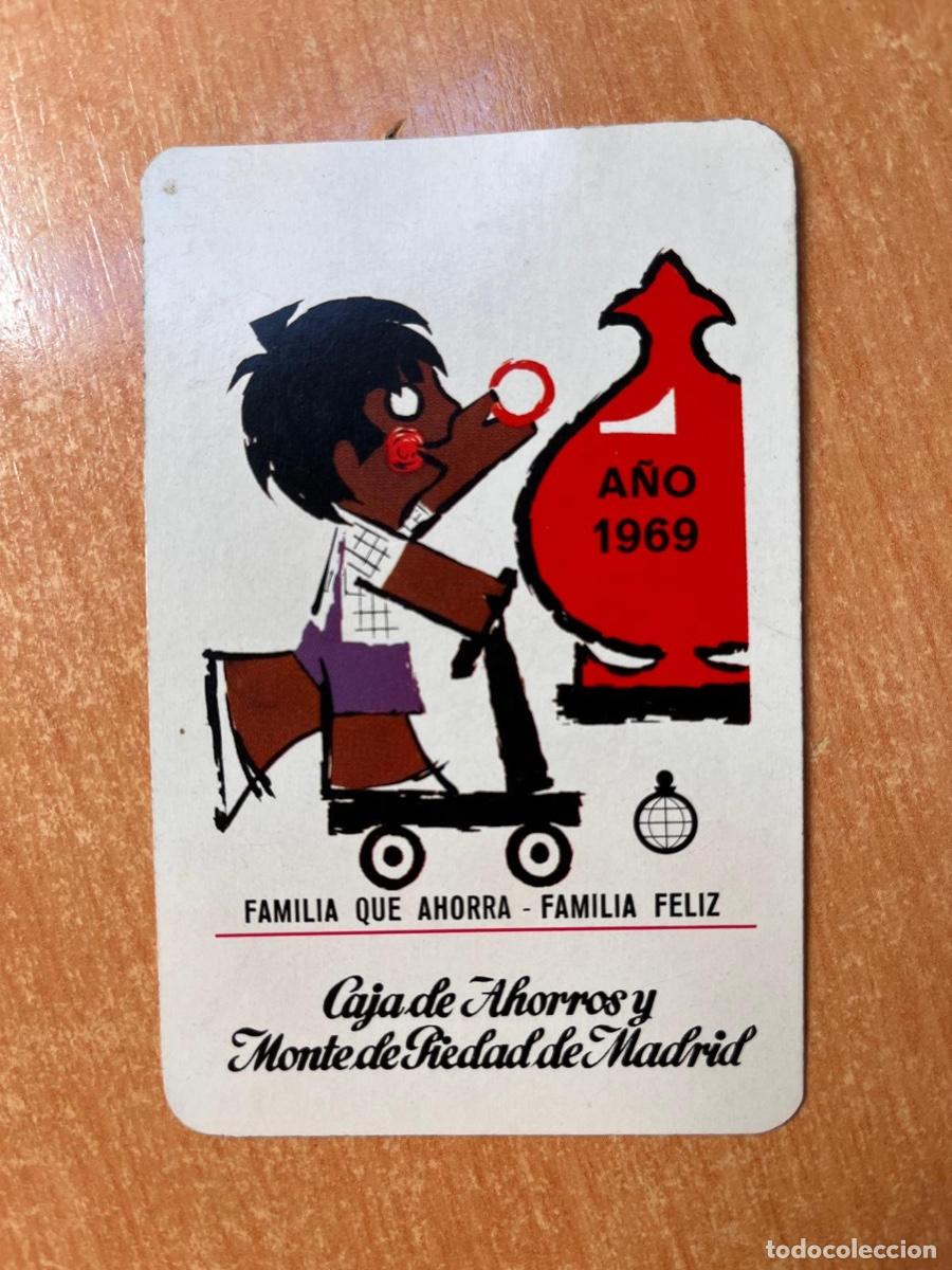 Coleccionismo calendarios: CALENDARIO FOURNIER CAJA MADRID 1969