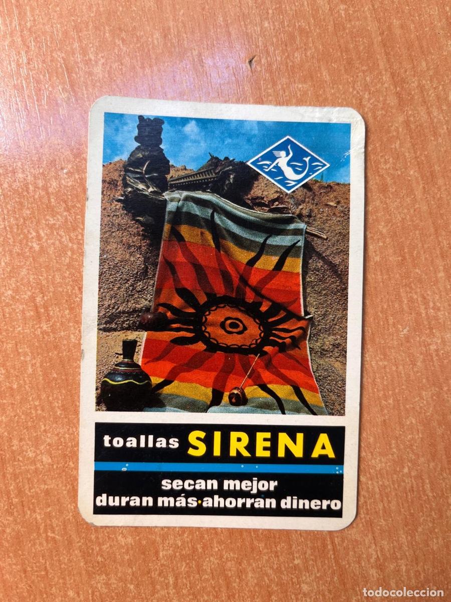 Coleccionismo calendarios: CALENDARIO FOURNIER TOALLAS SIRENA 1966