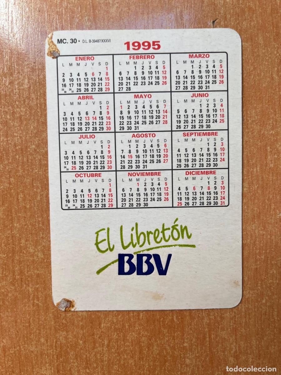 Coleccionismo calendarios: CALENDARIO BANCO BILBAO VIZCAYA BBV 1995