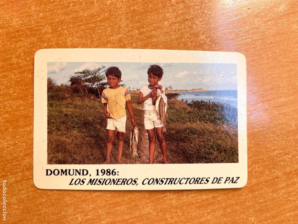 Coleccionismo calendarios: CALENDARIO MISIONES VICENCIANAS 1987