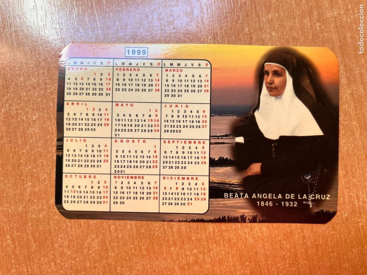 Colecionismo Calend&aacute;rios: CALENDARIO BEATA ANGELA DE LA CRUZ 1999