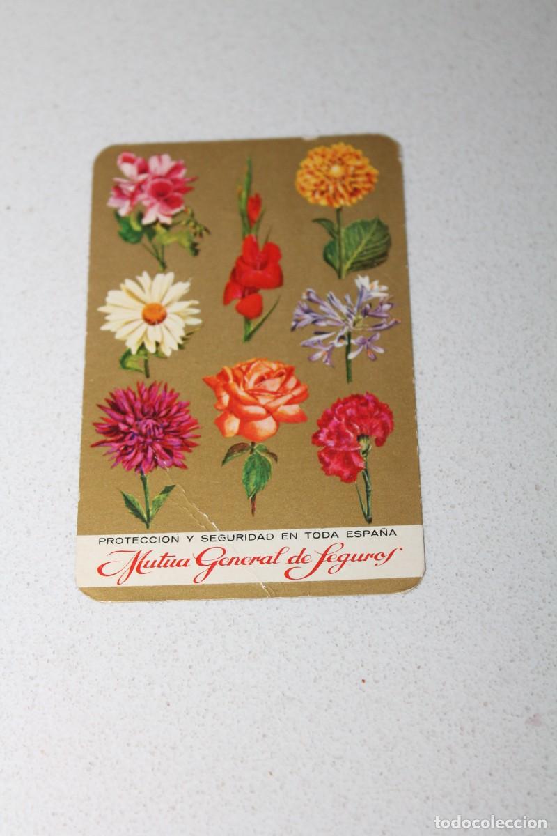 Coleccionismo calendarios: CALENDARIO DE BOLSILLO. A&Ntilde;O 1971. MUTUA GENERAL DE SEGUROS. Flores.