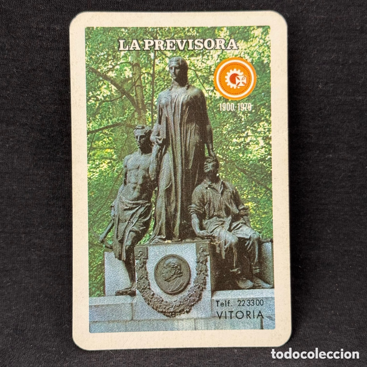Coleccionismo calendarios: CALENDARIO BOLSILLO FOURNIER 1979 LA PREVISORA VITORIA