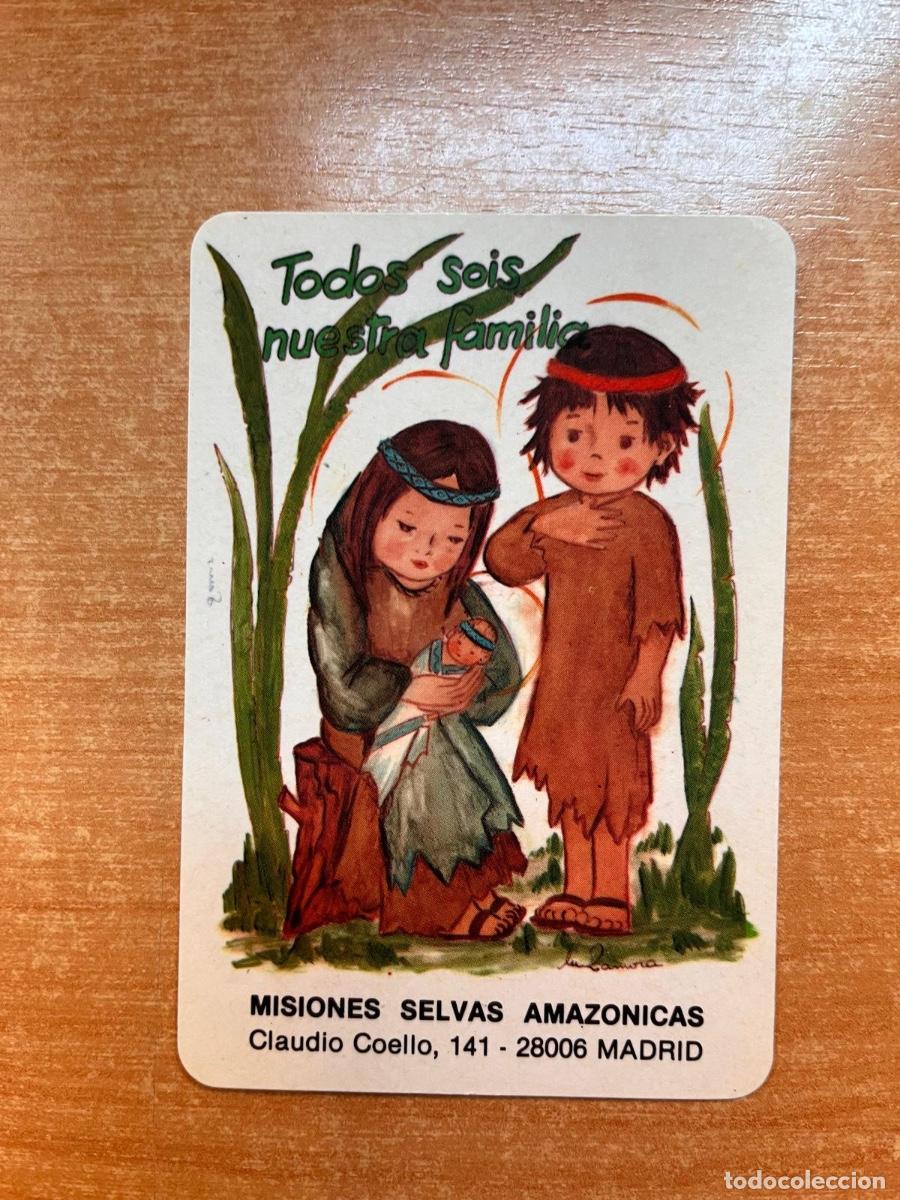 Coleccionismo calendarios: CALENDARIO MISIONES SELVAS AMAZONICAS 1989