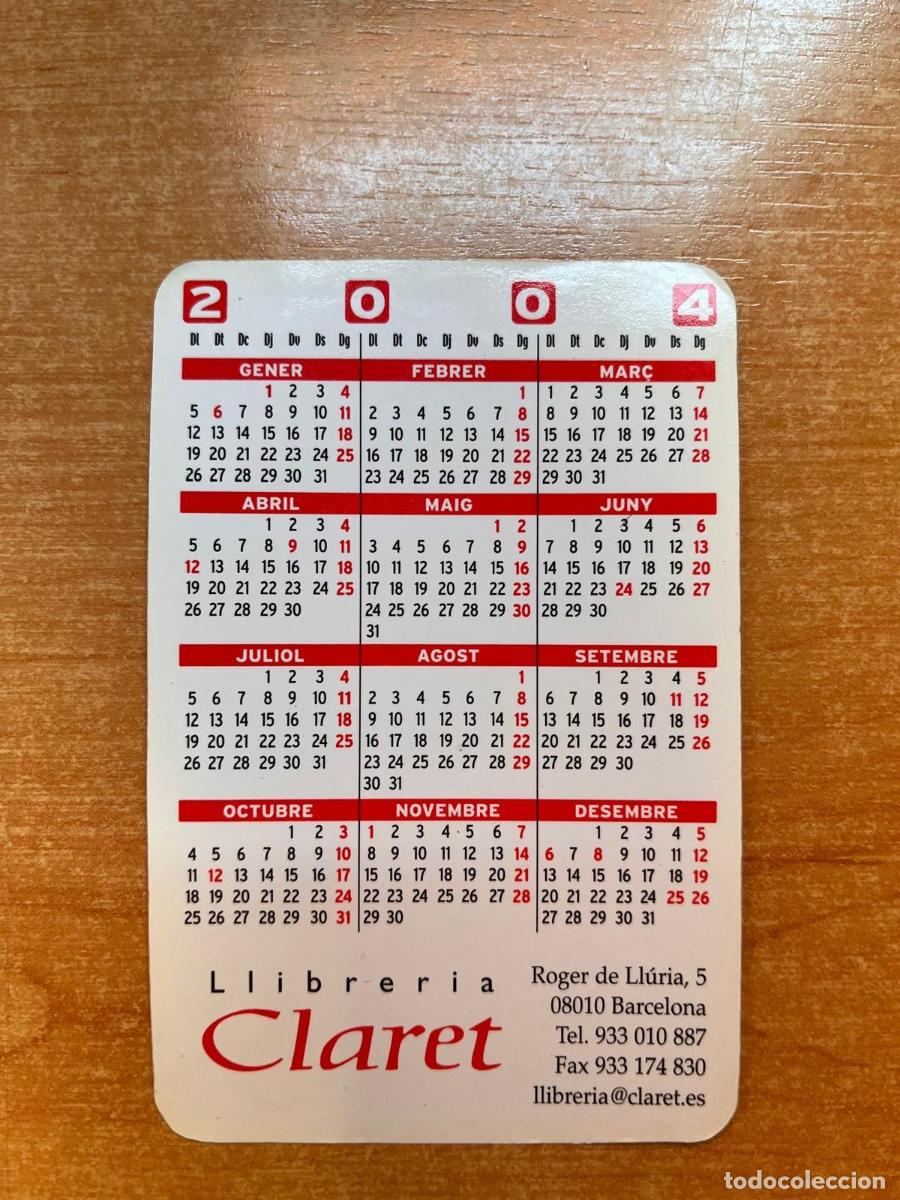 Coleccionismo calendarios: CALENDARIO LIBRERIA CLARET 2004 - Foto 2