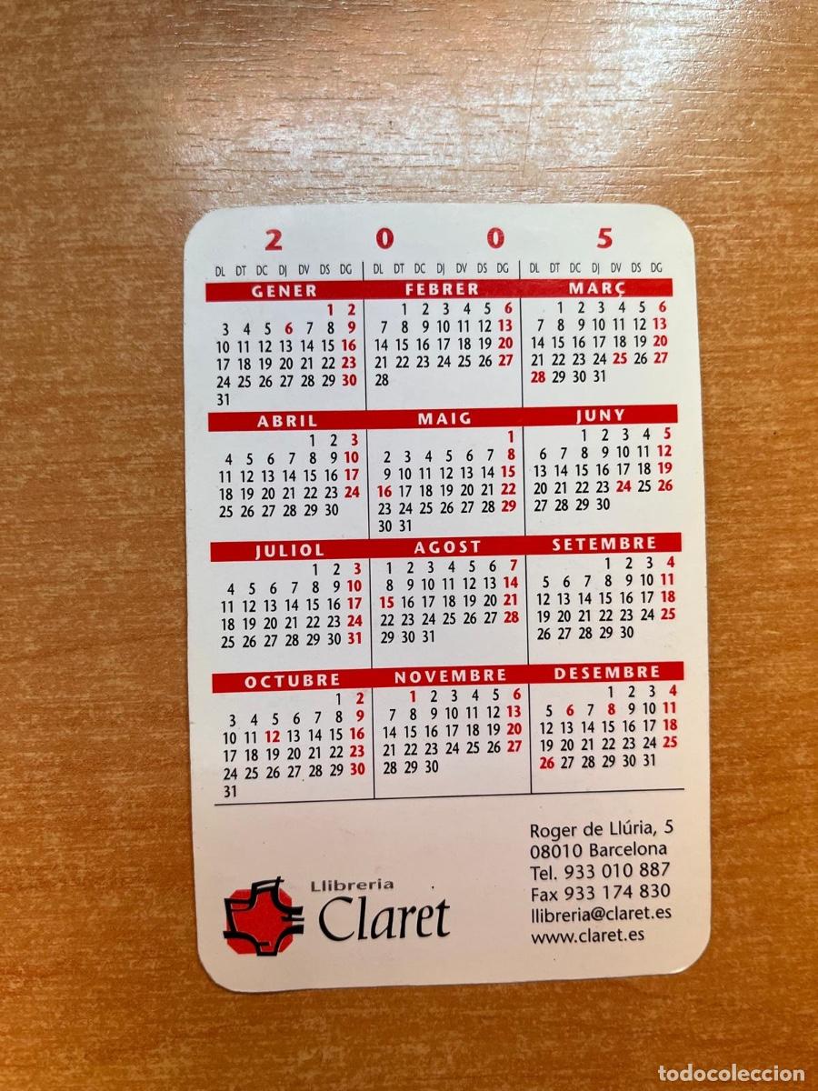 Coleccionismo calendarios: CALENDARIO LIBRERIA CLARET 2005 - Foto 2