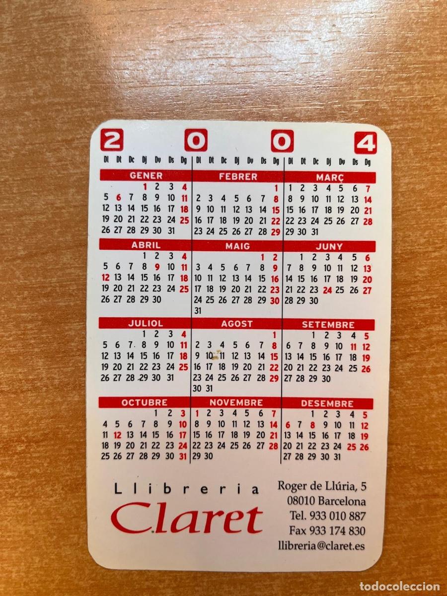Coleccionismo calendarios: CALENDARIO LIBRERIA CLARET 2004 - Foto 2