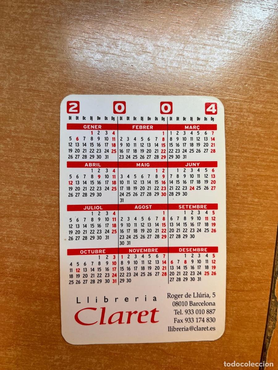 Coleccionismo calendarios: CALENDARIO LIBRERIA CLARET 2004 - Foto 2