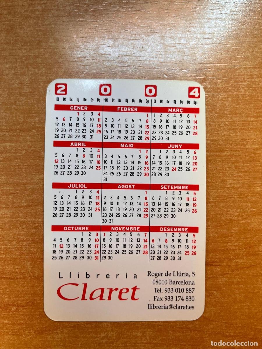 Coleccionismo calendarios: CALENDARIO LIBRERIA CLARET 2004 - Foto 2