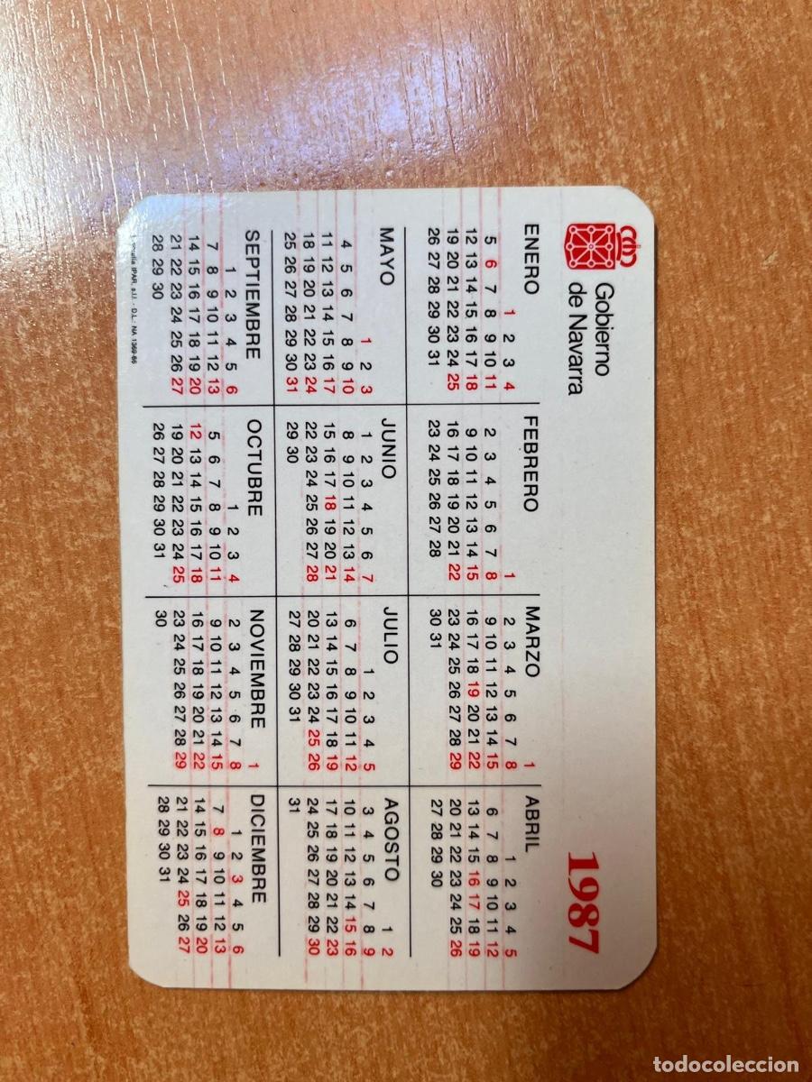 Coleccionismo calendarios: CALENDARIO GOBIERNO DE NAVARRA 1987 - Foto 2