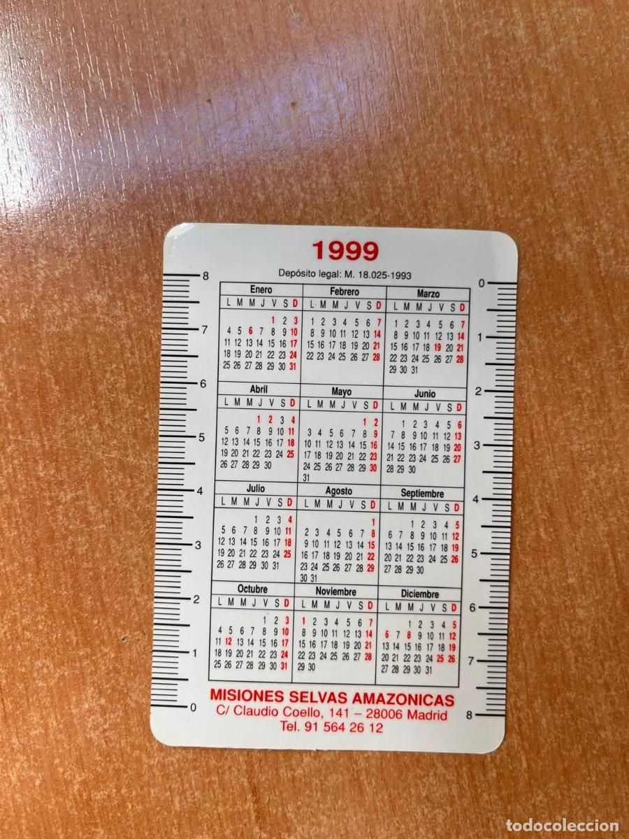 Coleccionismo calendarios: CALENDARIO MISIONES SELVAS AMAZONICAS 1999 - Foto 2
