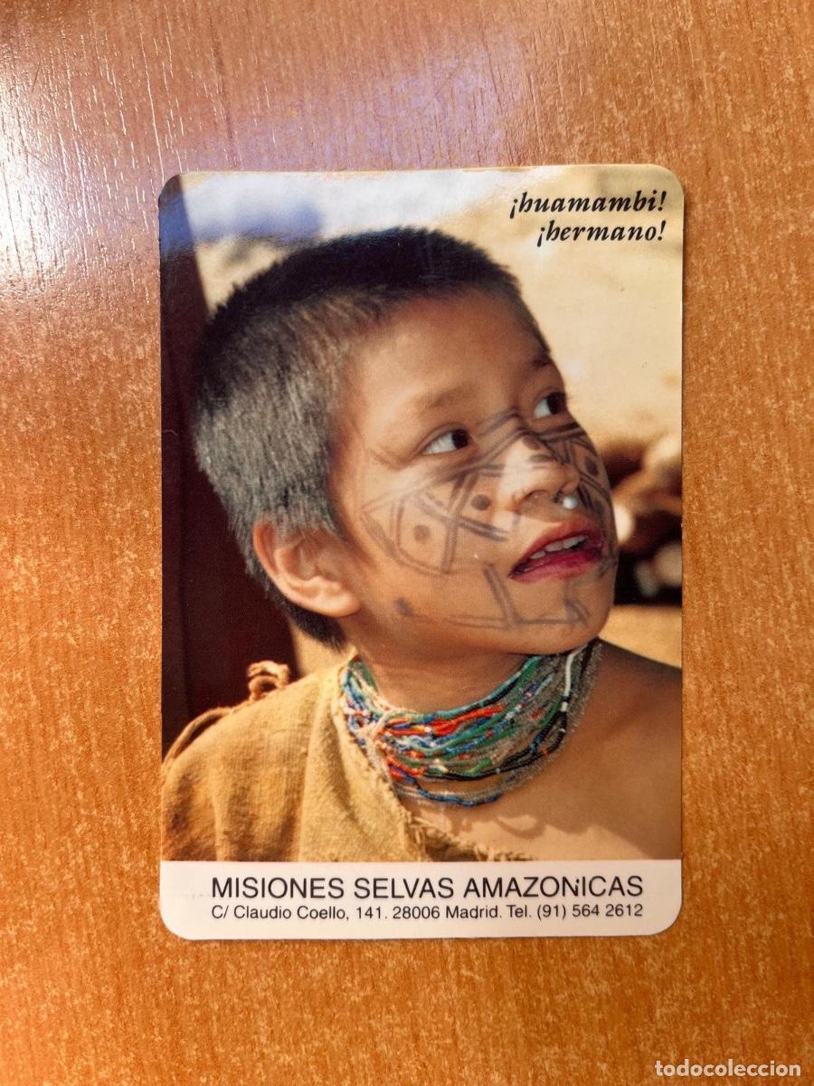 Coleccionismo calendarios: CALENDARIO MISIONES SELVAS AMAZONICAS 1995
