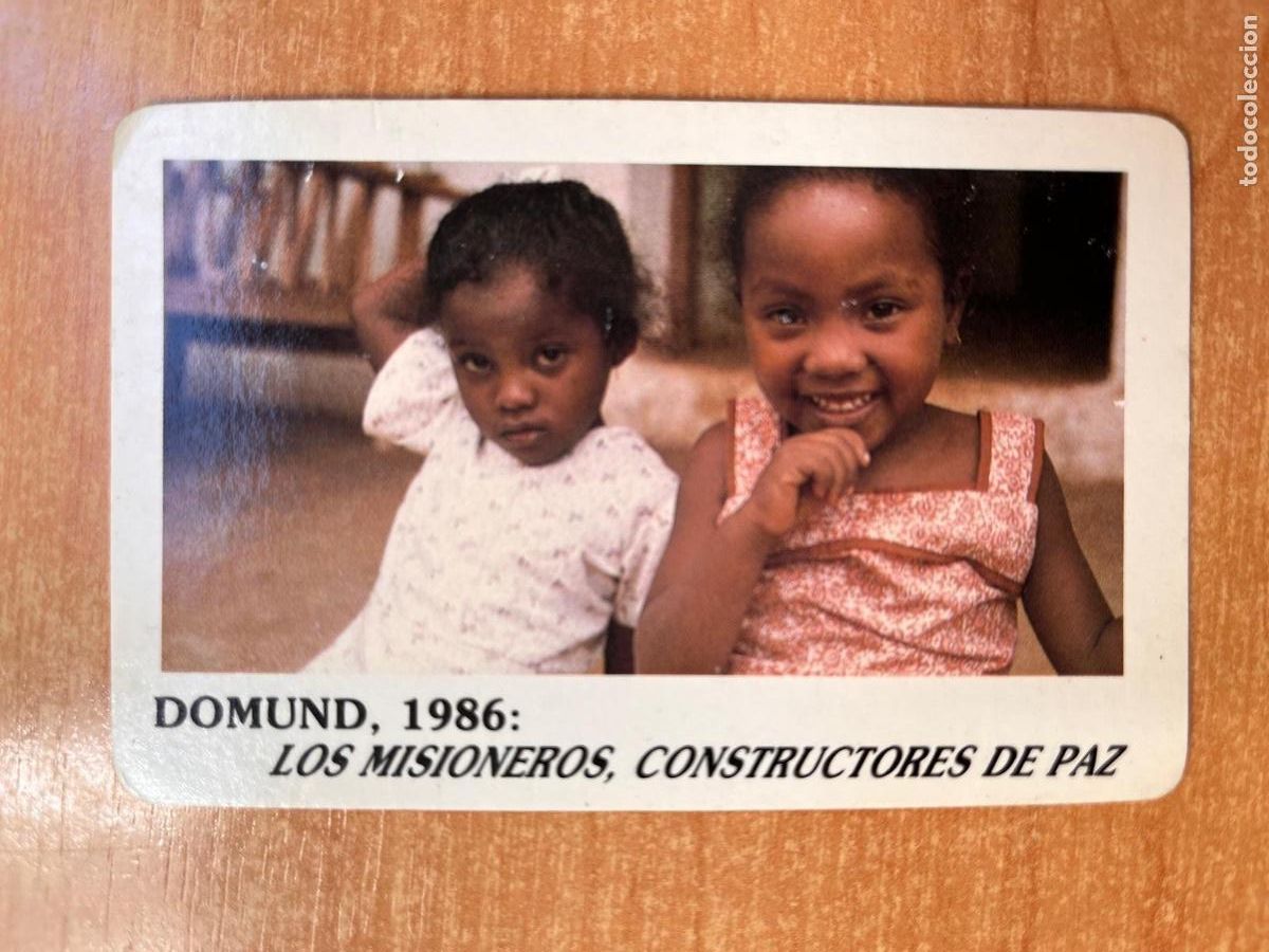 Coleccionismo calendarios: CALENDARIO MISIONES VICENCIANAS 1987