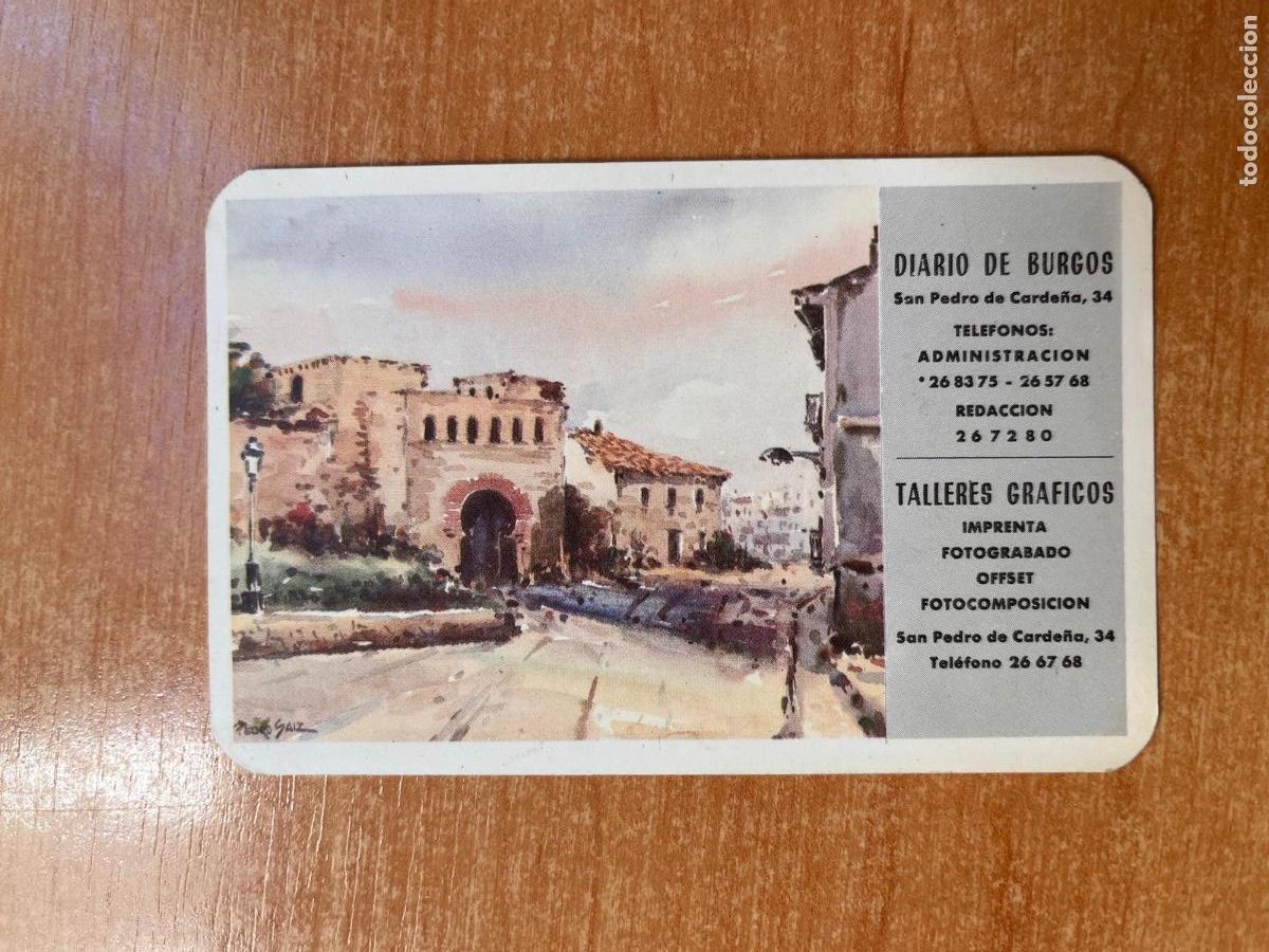 Coleccionismo calendarios: CALENDARIO DIARIO DE BURGOS 1991