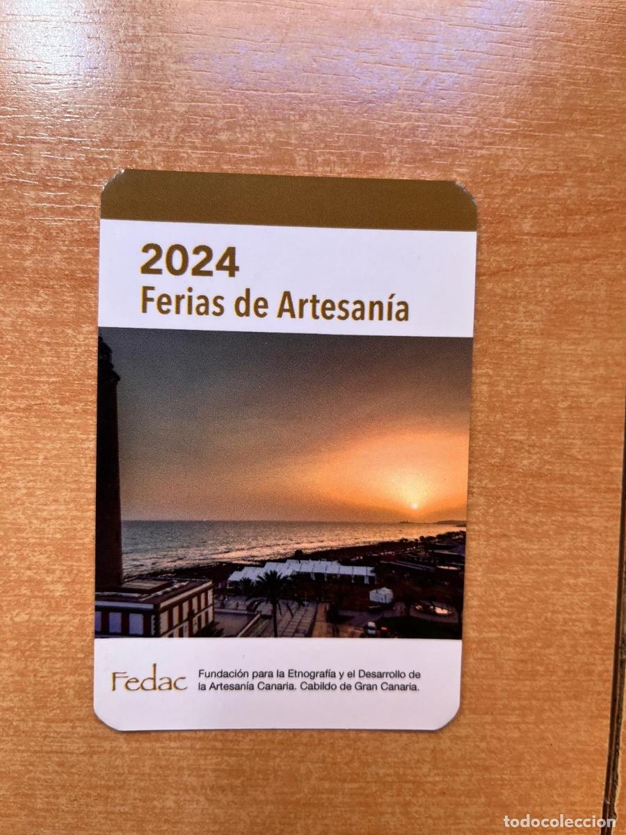 Coleccionismo calendarios: CALENDARIO CABILDO GRAN CANARIA FEDAC 2024