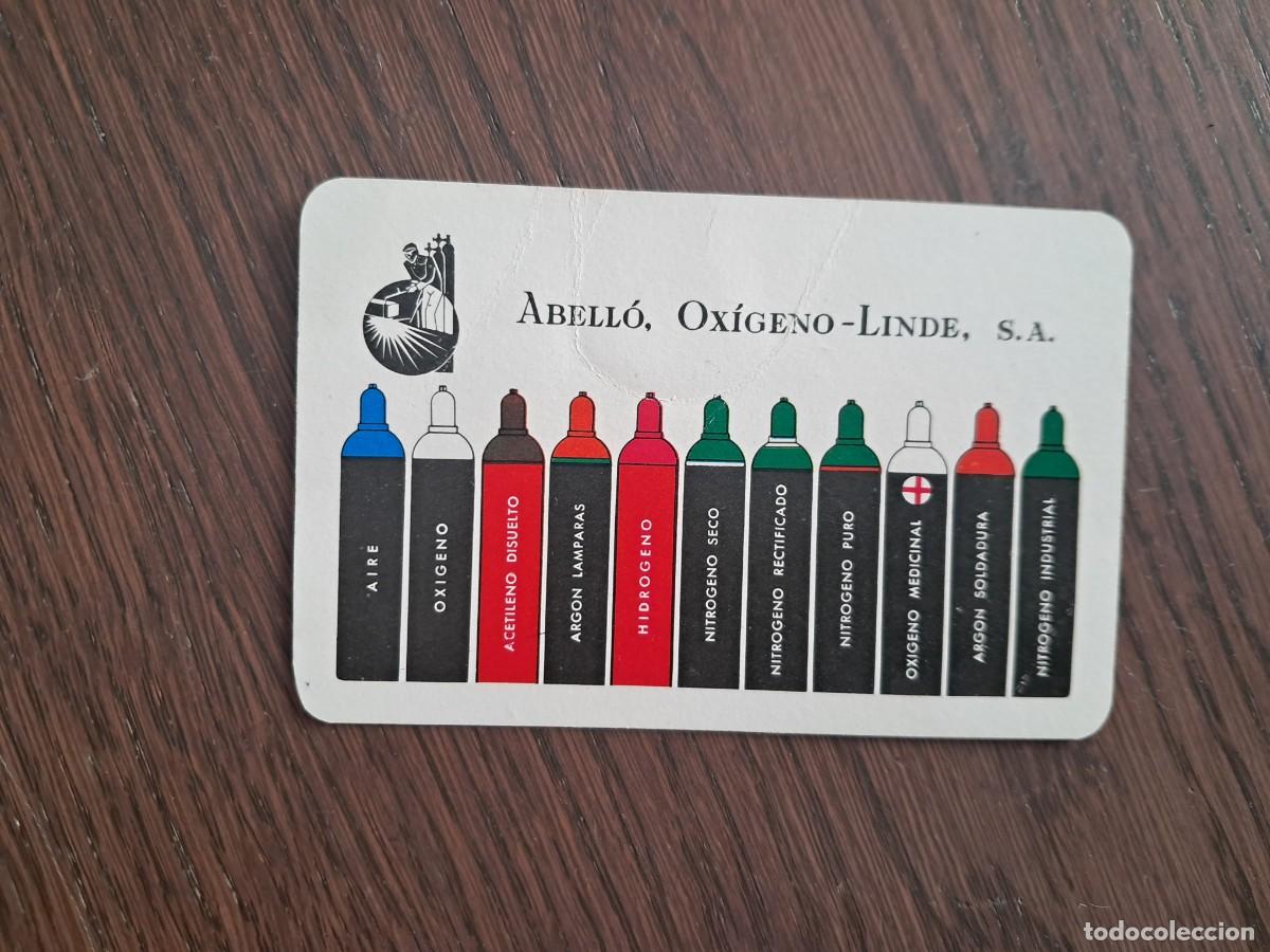 Coleccionismo calendarios: calendario H. Fournier, Abell&oacute;, Ox&iacute;geno-Linde SA, a&ntilde;o 1963.
