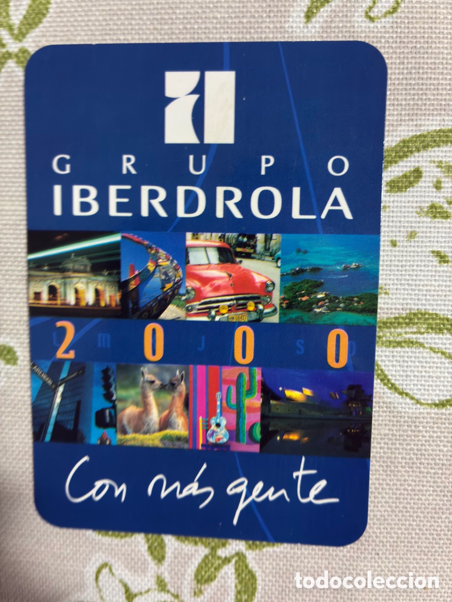 Coleccionismo calendarios: Calendario de Bolsillo A&ntilde;o 2000 - Grupo Iberdrola / &rdquo;Con m&aacute;s gente&rdquo;