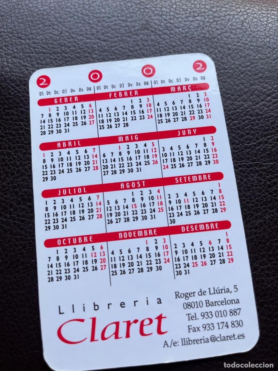 Coleccionismo calendarios: CALENDARIO LIBRERIA CLARET 2002 - Foto 2