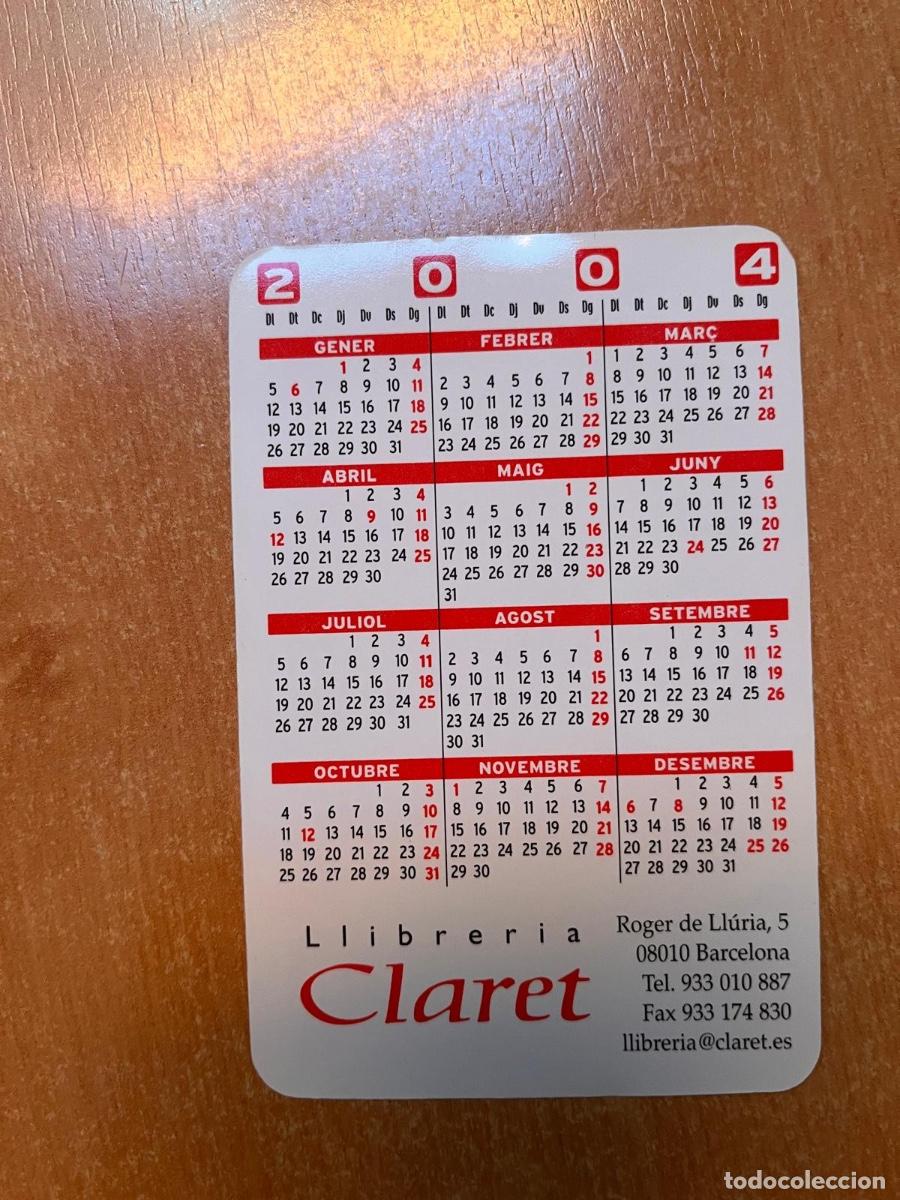 Coleccionismo calendarios: CALENDARIO LIBRERIA CLARET 2004 - Foto 2