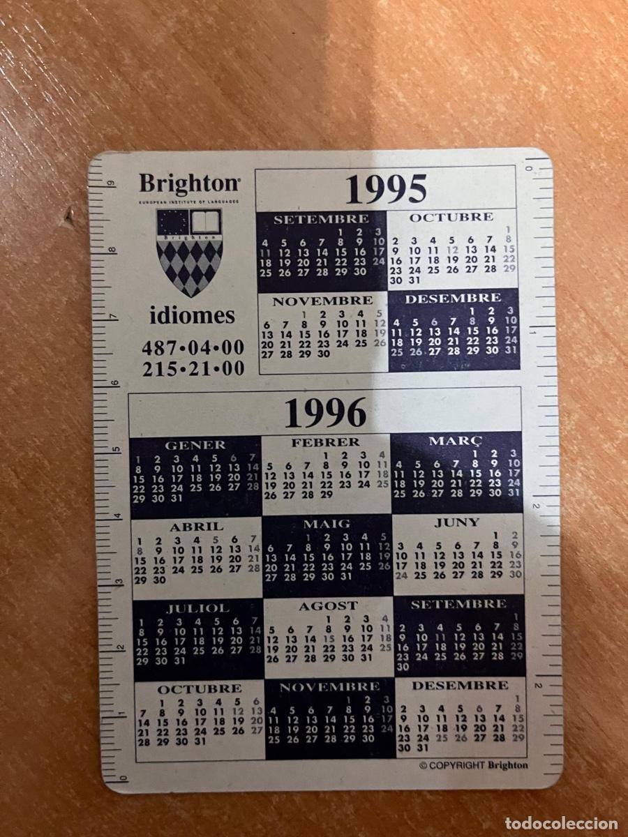 Coleccionismo calendarios: CALENDARIO IDIOMAS BRIGHTON 1995 1996 - Foto 2