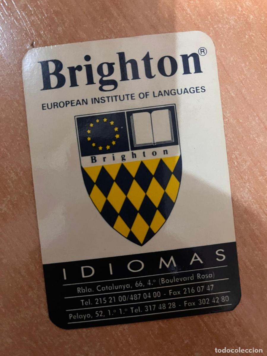 Coleccionismo calendarios: CALENDARIO IDIOMAS BRIGHTON 1990 1991 - Foto 1