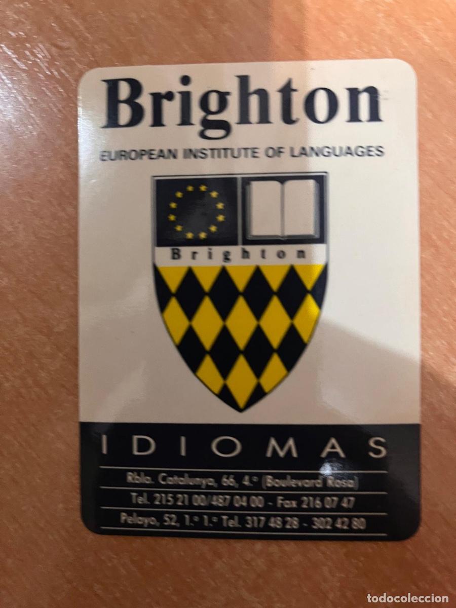 Sammeln von Kalendern: CALENDARIO IDIOMAS BRIGHTON 1989 1990