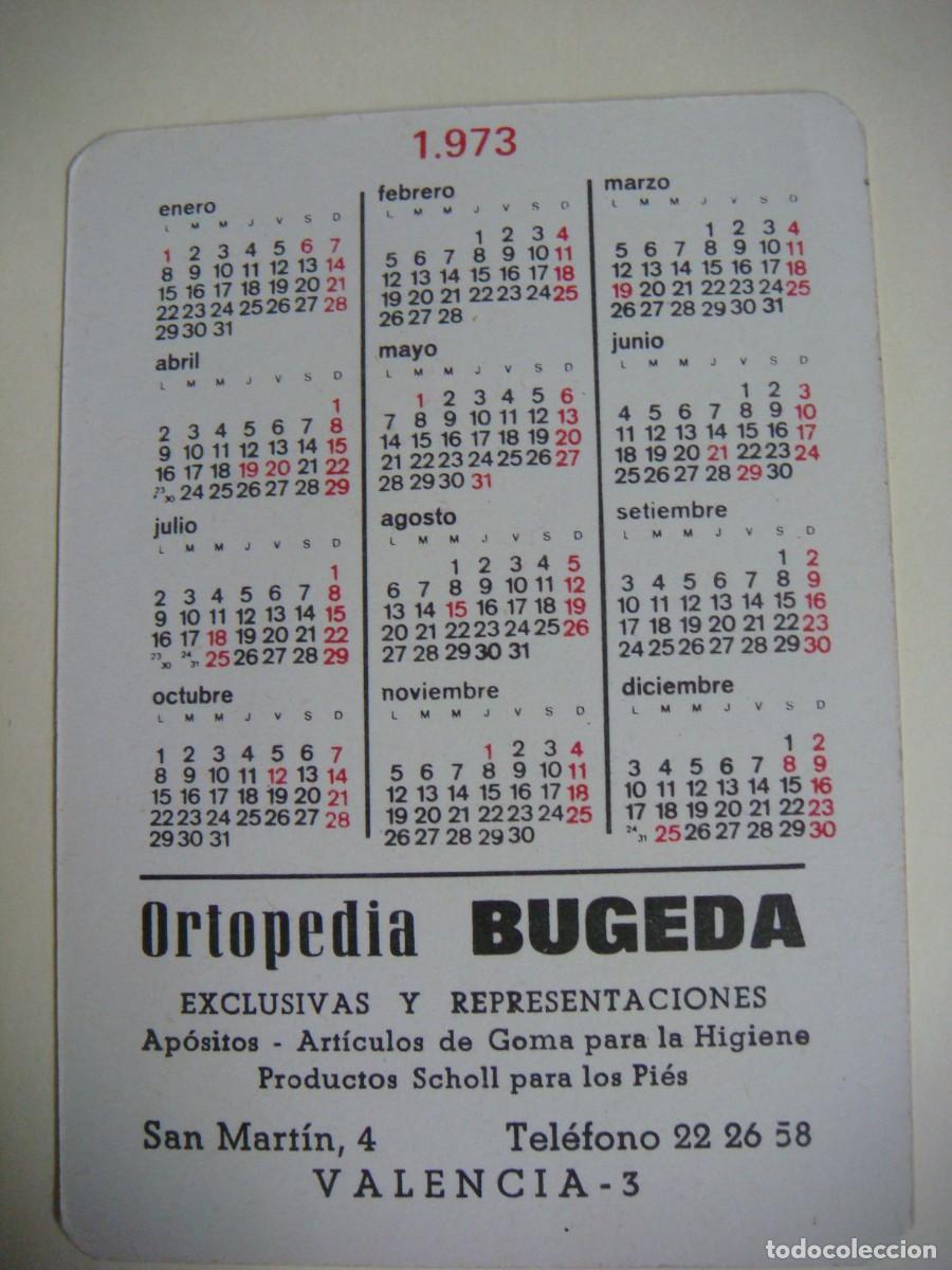 Coleccionismo calendarios: CALENDARIO DE BOLSILLO DE CHICA A&Ntilde;O 1973-(C) - Foto 2