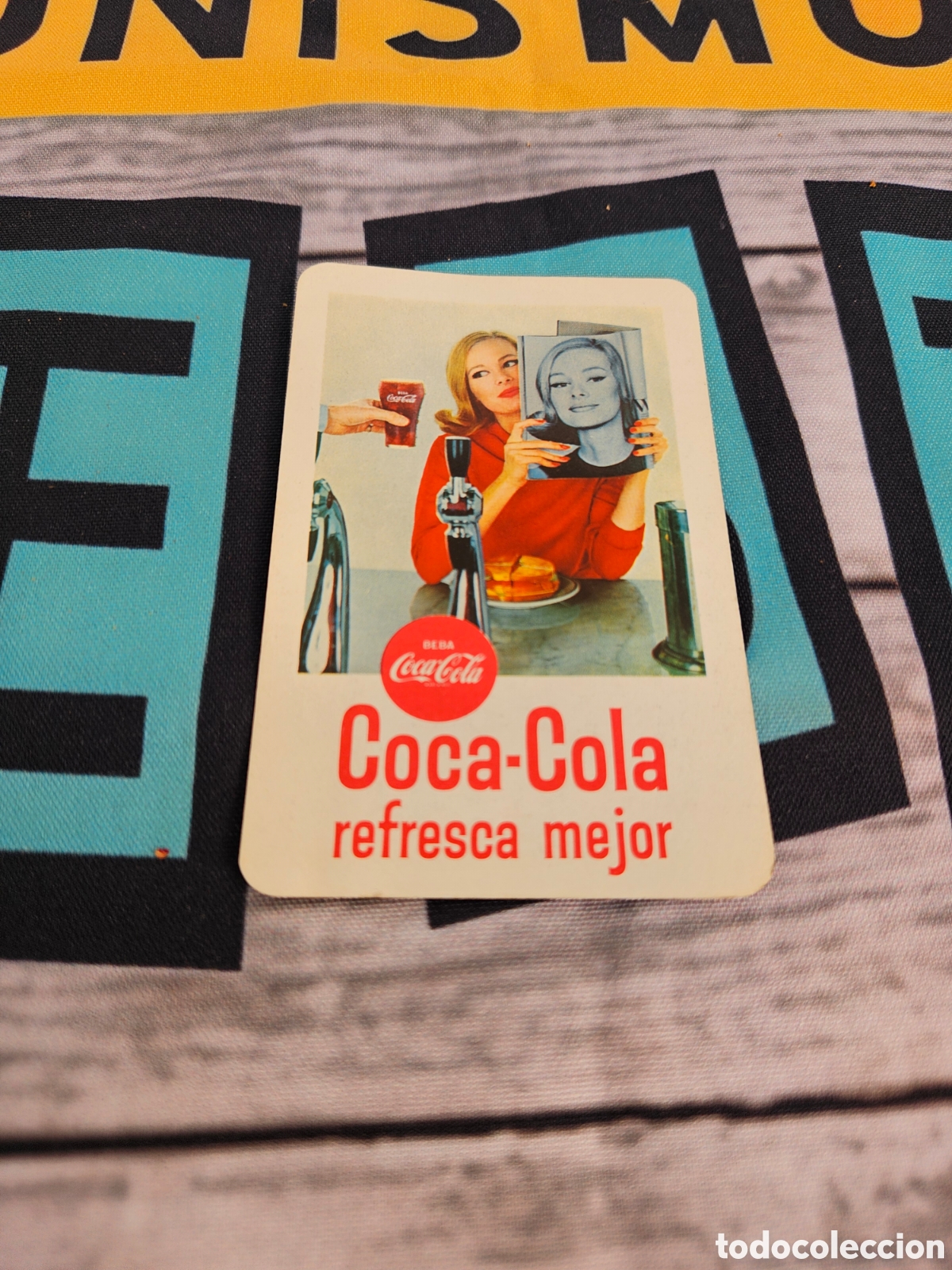Coleccionismo calendarios: CALENDARIO PUBLICIDAD COCA COLA. REFRESCA MEJOR. FOURNIER. 1966