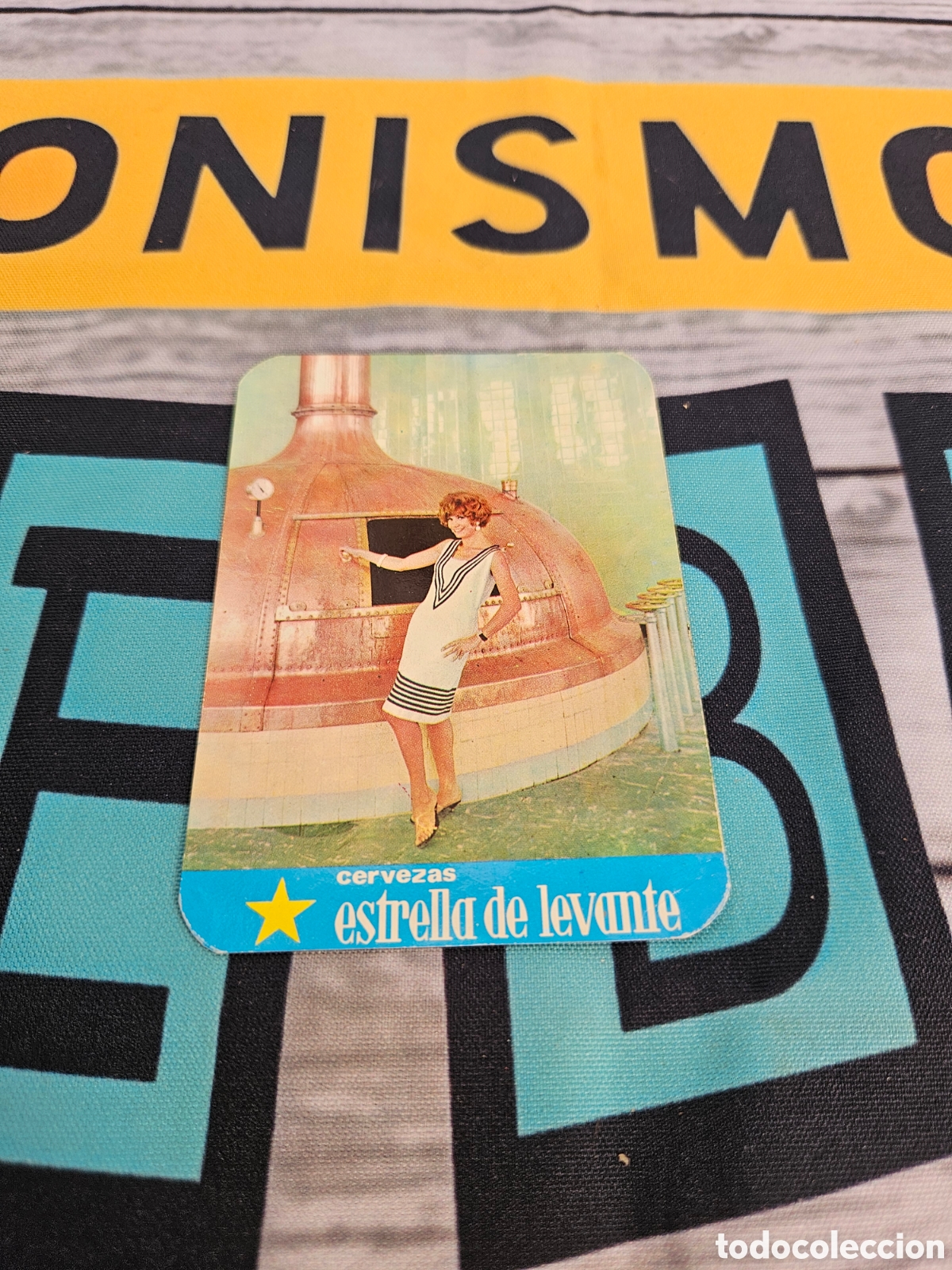 Coleccionismo calendarios: CALENDARIO PUBLICIDAD CERVEZAS ESTRELLA DE LEVANTE. 1966