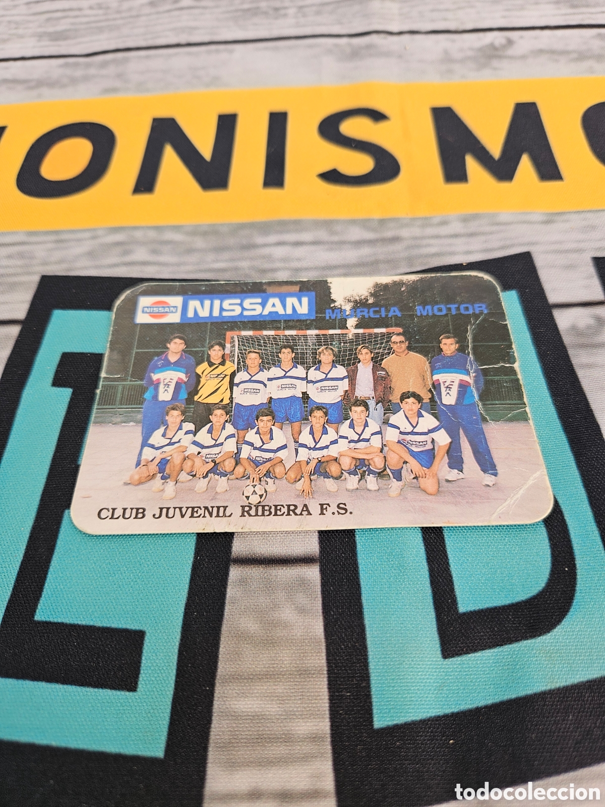 Collectables Calendars: CALENDARIO PUBLICIDAD NISSAN MURCIA MOTOR. CLUV JUVENIL RIVERA F.S. 1993