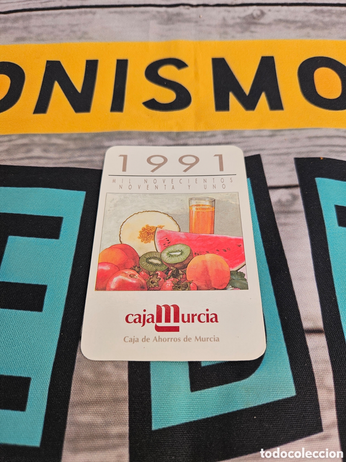 Coleccionismo calendarios: CALENDARIO PUBLICIDAD BANCO CAJA MURCIA. 1991