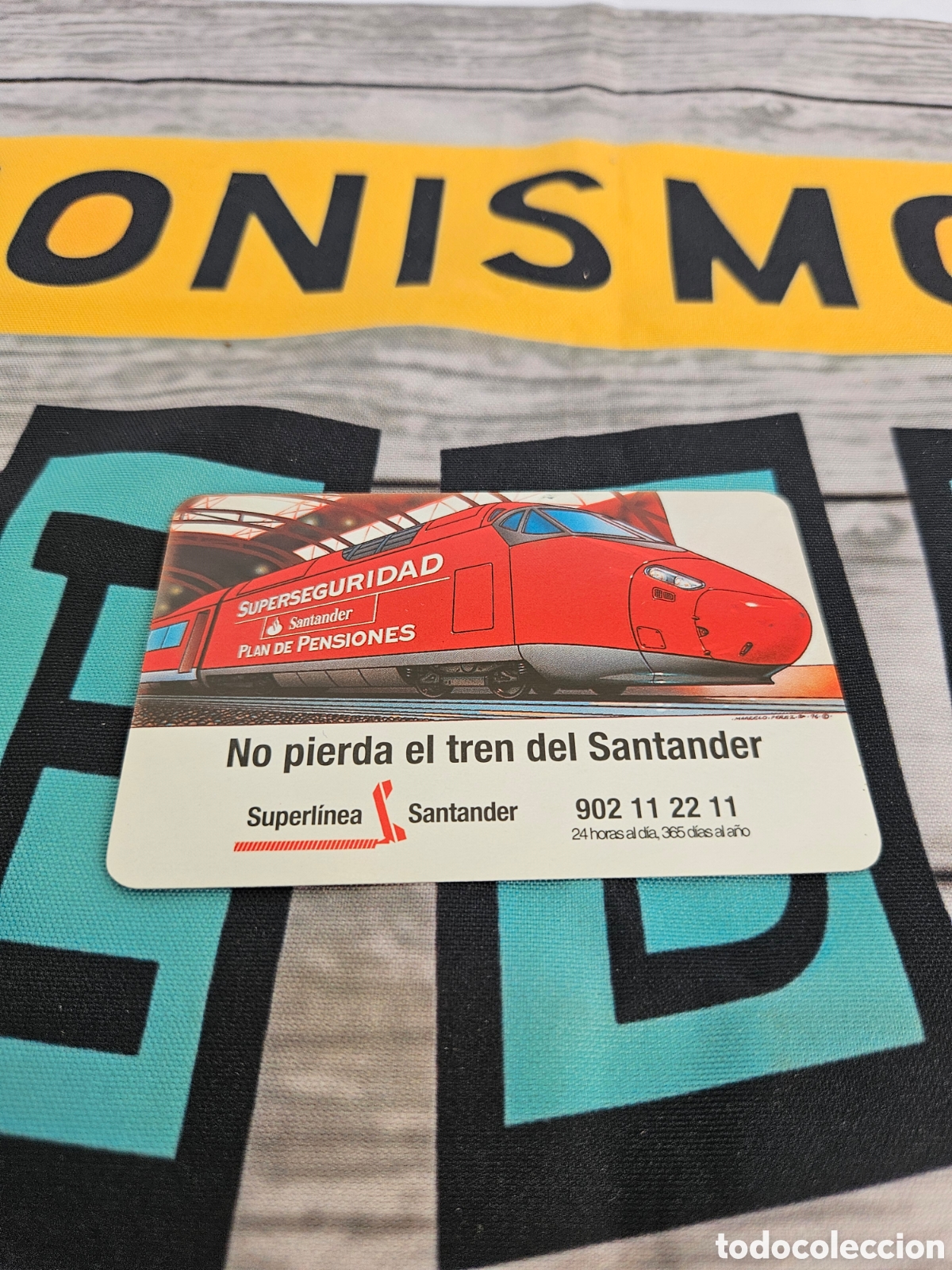 Collezionismo Calendari: CALENDARIO PUBLICIDAD BANCO SANTANDER. TREN 1997