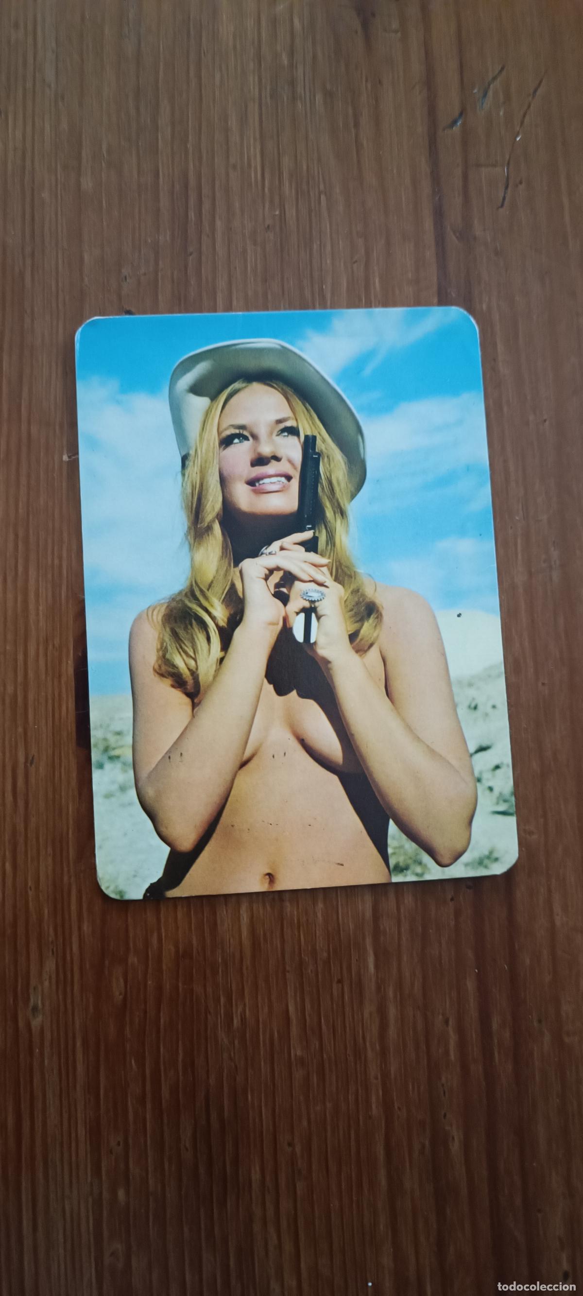 Coleccionismo calendarios: CALENDARIO DE BOLSILLO CHICA PISTOLA - A&Ntilde;O 1974