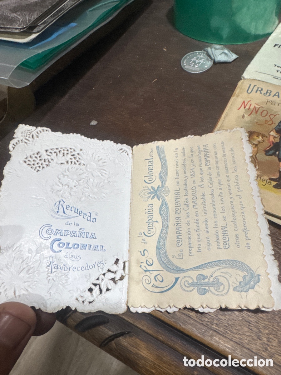 Coleccionismo calendarios: Almanaque de chocolates colonial 1904 - Foto 2