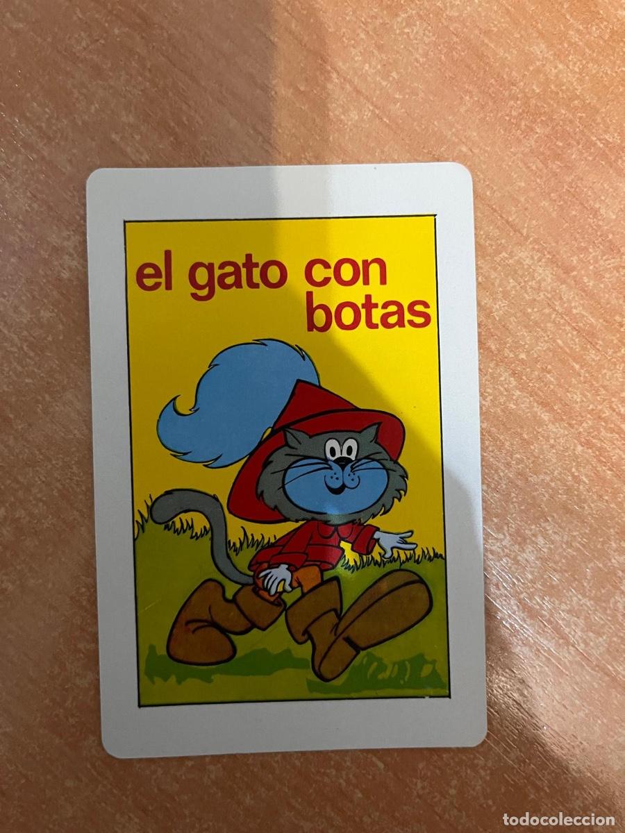 Coleccionismo calendarios: CALENDARIO NAIPES COMAS CUENTOS EL GATO CON BOTAS 1983